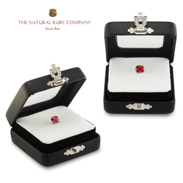 Ruby rings in The Natural Ruby Company custom made packaging